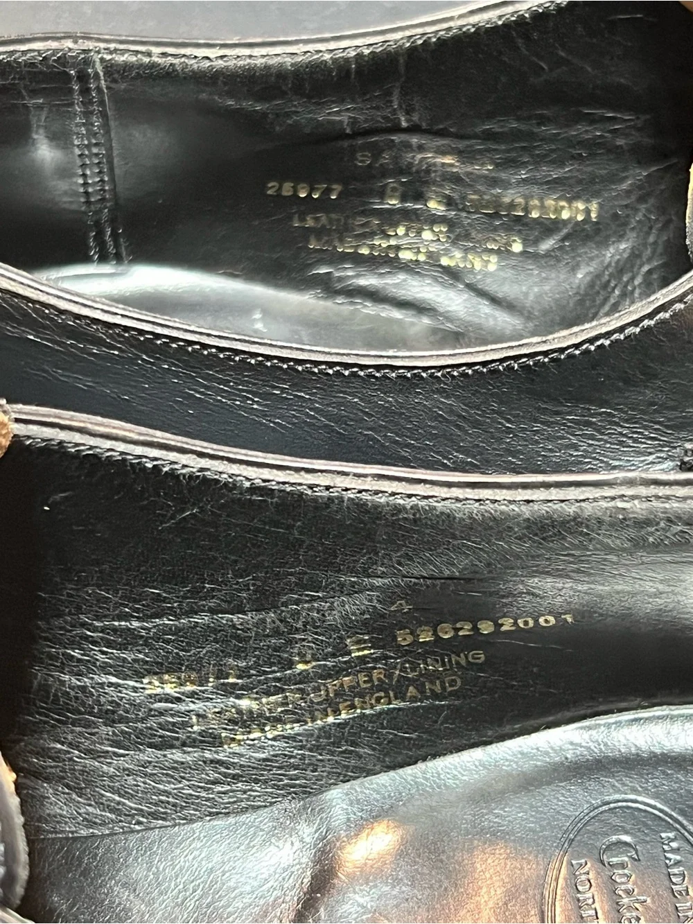 Crockett & Jones Savile 4 Hand Grade Collection Monk Straps US Sz9D w ShoeTrees